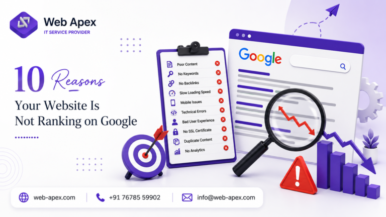 10 Reasons Your Website Is Not Ranking on Google